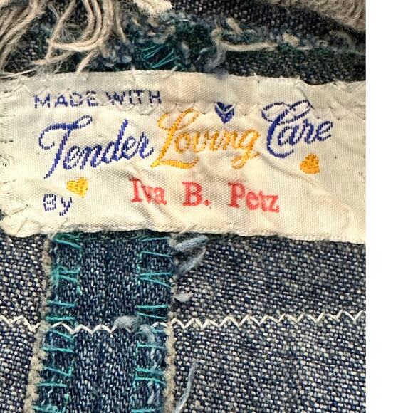 Women's Denim Handmade Vintage Fringed Western Boho Hippie Vest Pockets - Picture 3 of 9